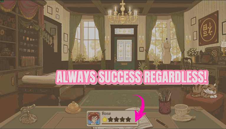 Dressmaker — Satisfaction Guaranteed (Every Commission Succeeds) (screenshot 2)